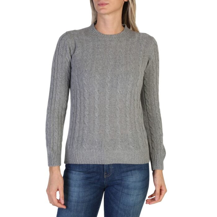 100% Cashmere DO-FF7-TRECCE_E800-GRIGIO