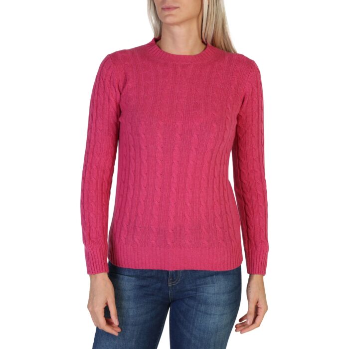 100% Cashmere DO-FF7-TRECCE_E230-FUXIA