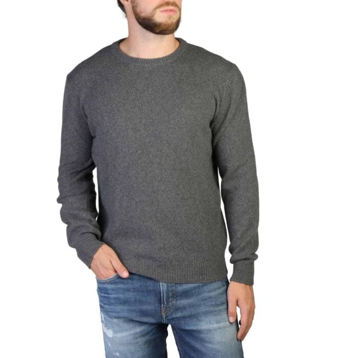 100% Cashmere C-NECK-M_820-GREY